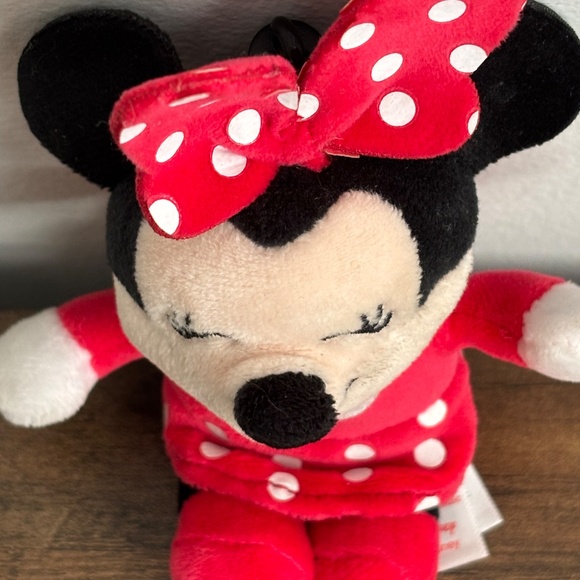 Disney TY Beanie MINNIE MOUSE SOFT PLUSH Car Seat Stroller Bag Clip On Toy - Picture 5 of 11